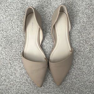 Calvin Klein pointed toe flats
